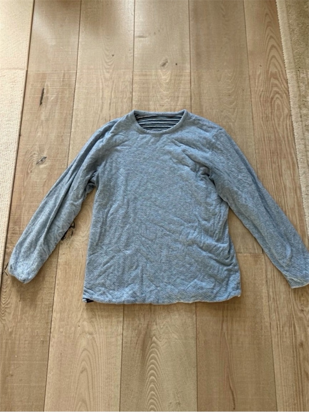 FAHERTY CLOUD COTTON CREW NECK REVERSIBLE